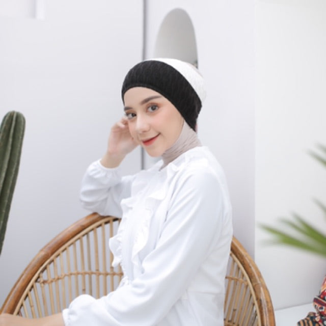 Koyu Hijab Iner Big Fiber Premium 2 Tone 303