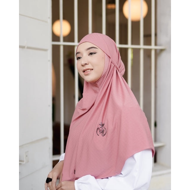 Koyu Hijab Instan Bergo Jersey Premium Liliana