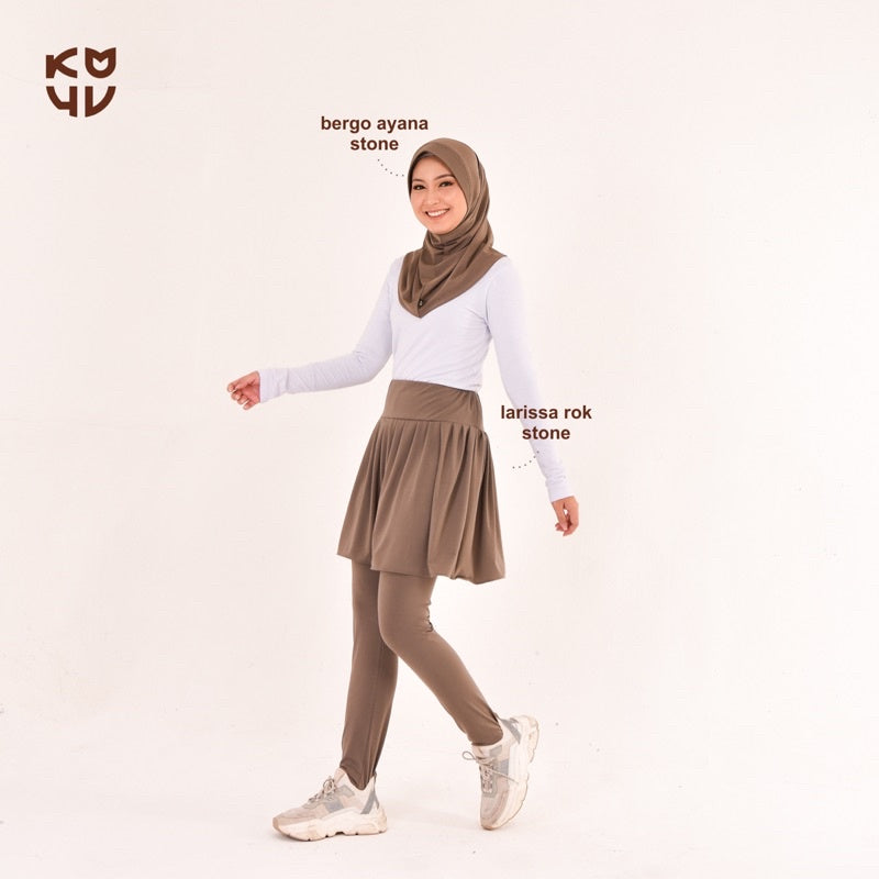 Koyu Hijab Rok Sporty Larissa New Product