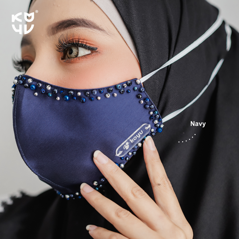 Koyu Hijab Masker Kode Luxury Aqila Best Seller