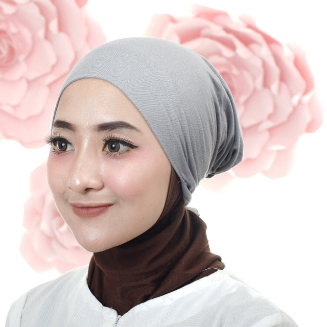 Koyu Hijab Iner Cottray Tali P10