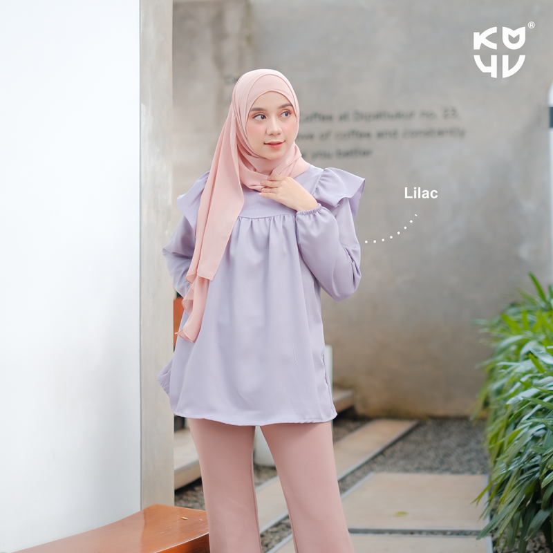 Koyu Hijab Baju Atasan Lily Top Blouse New Product Big Size