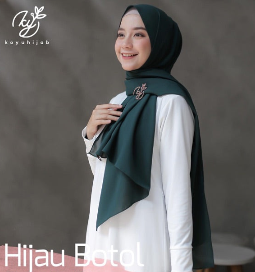 Koyu Hijab Pasmina Tali Diamond