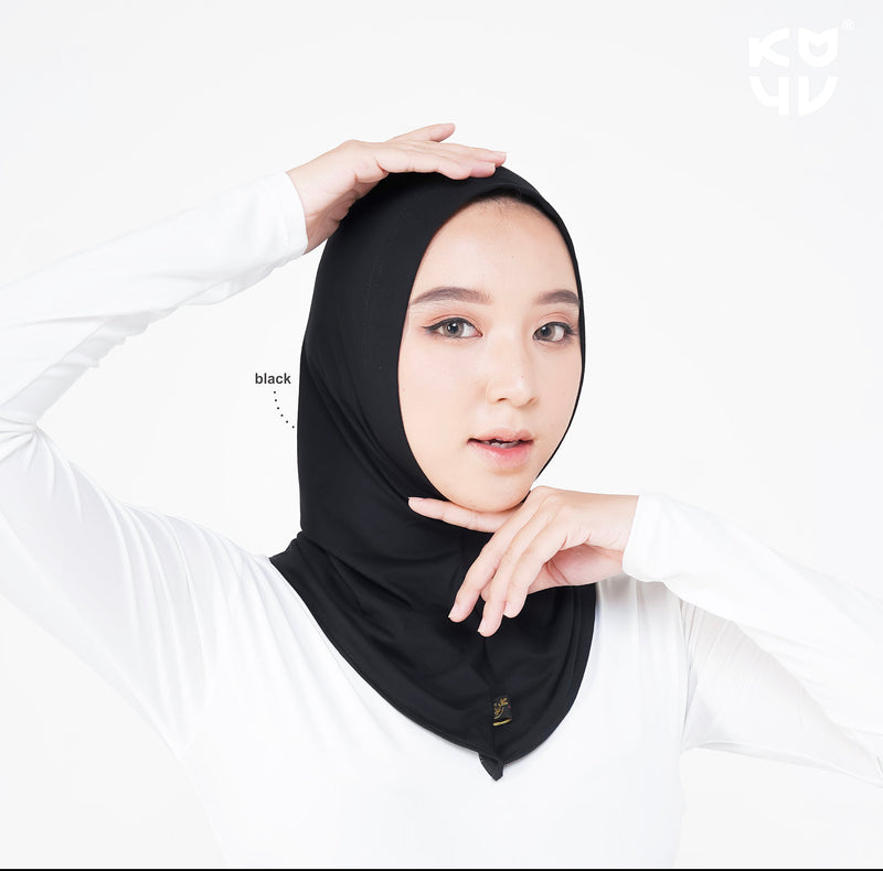 Koyu Hijab Iner Cottray Ninja Karlina