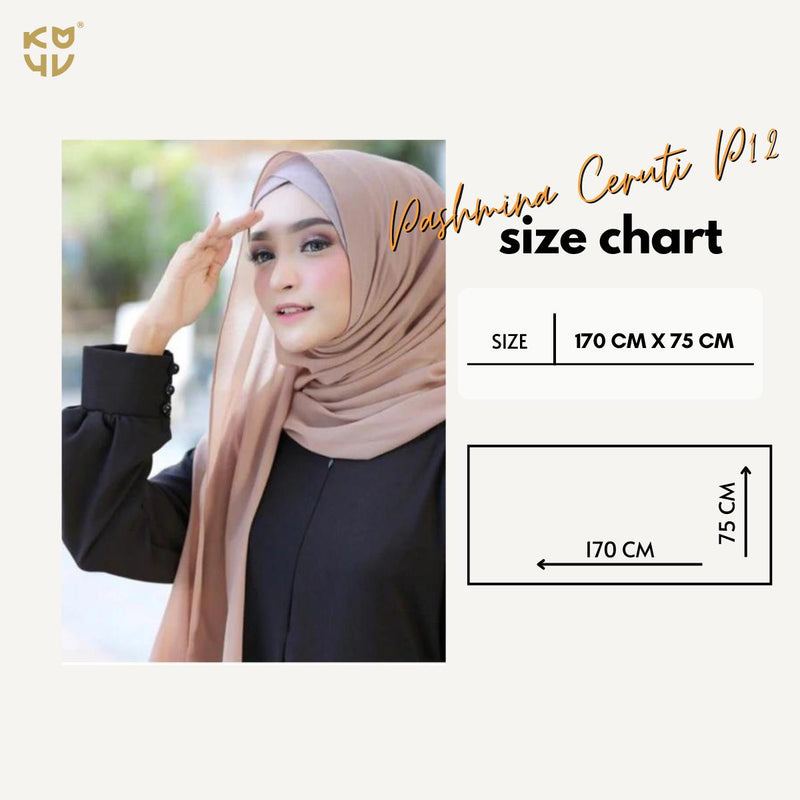 Koyu Hijab Pasmina Ceruti Premium Import p12 Part 2