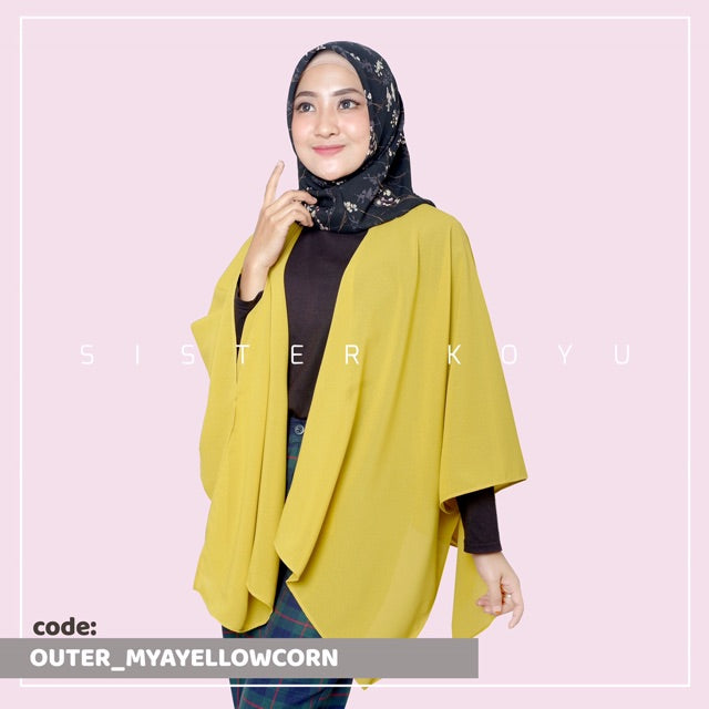Koyu Hijab Outer MyA & Syra
