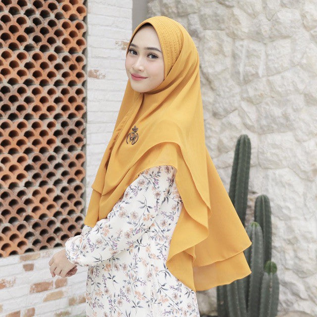 Koyu Hijab Instan Khimar Armani Premium Aurum