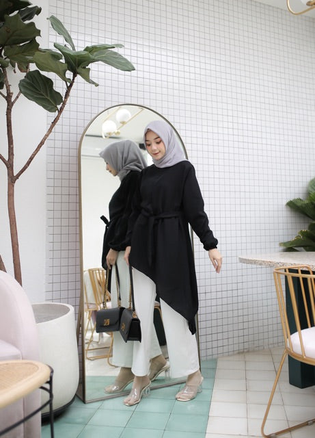 Koyu Hijab Tunik Top Raina