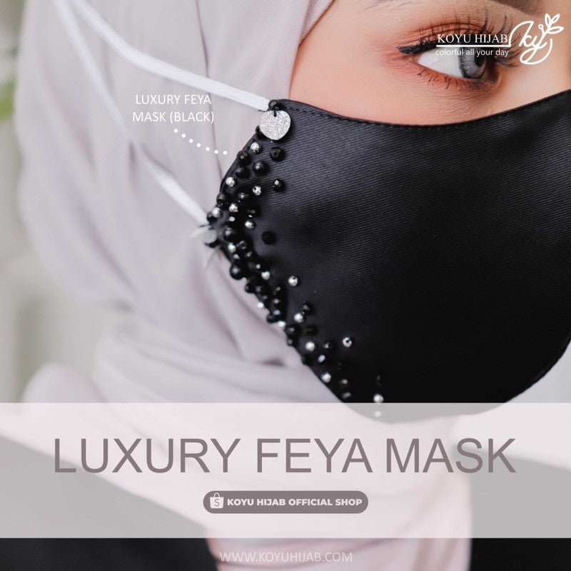 Koyu Hijab masker Kode Luxury Feya Mask Best Seller
