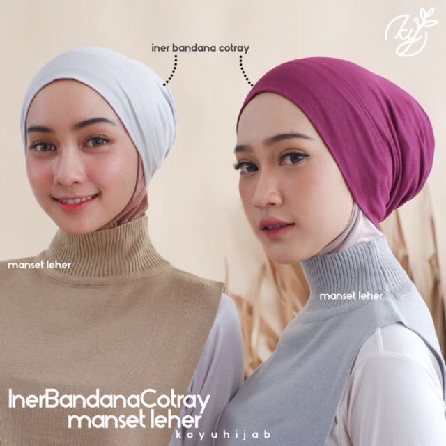 Koyu Hijab Iner Cotton Rayon Bandana