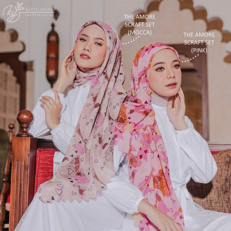 Koyu Hijab The Amour Scaft 100rb/2 set