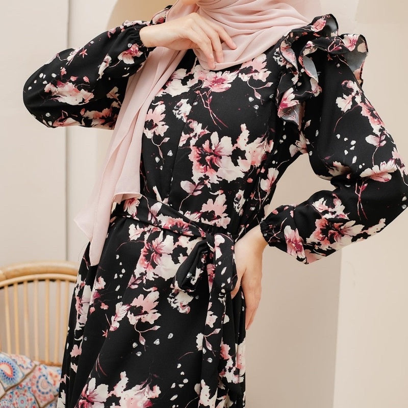Koyu Hijab Gamis Kode Monalisa Dress