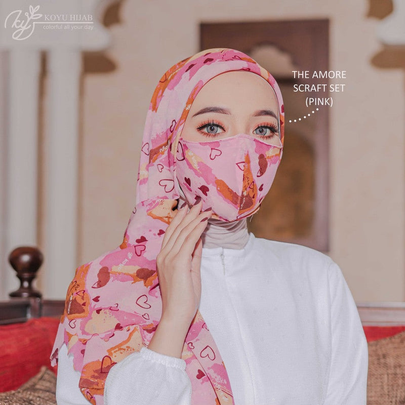Koyu Hijab The Amour Scaft 100rb/2 set