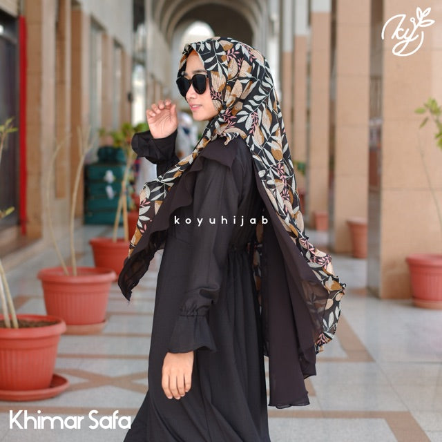 Koyu Hijab Khimar Shafa