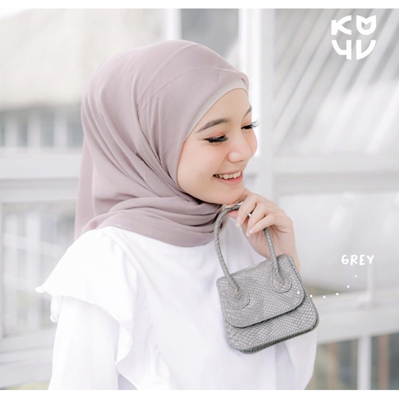 Koyu Hijab Mini Sling Croco Hits