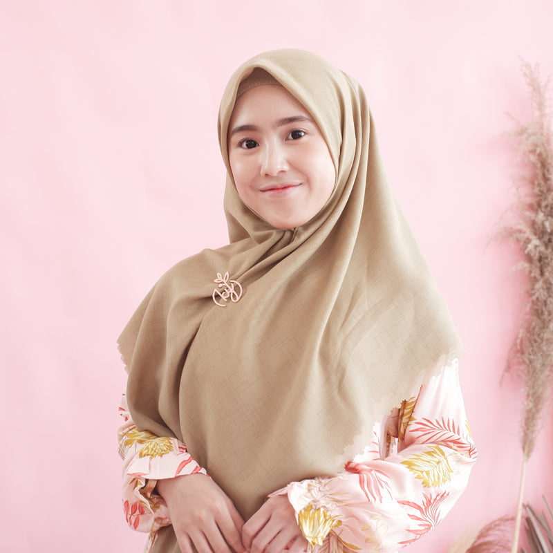 Koyu Hijab Voal Premium Cendana Laser Cutting ( pilih warna)