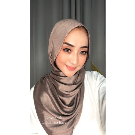 Koyu Hijab Pasmina Premium Cradenzia Silk