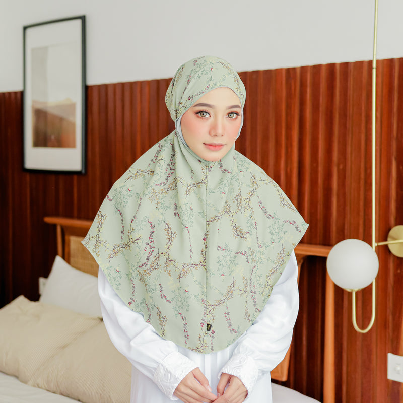 Koyu Hijab Bergo Isyela Premium 2Layer