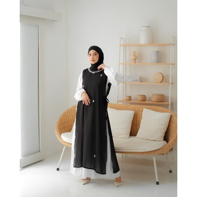 Koyu Hijab Long Outer Luxury Ellesa