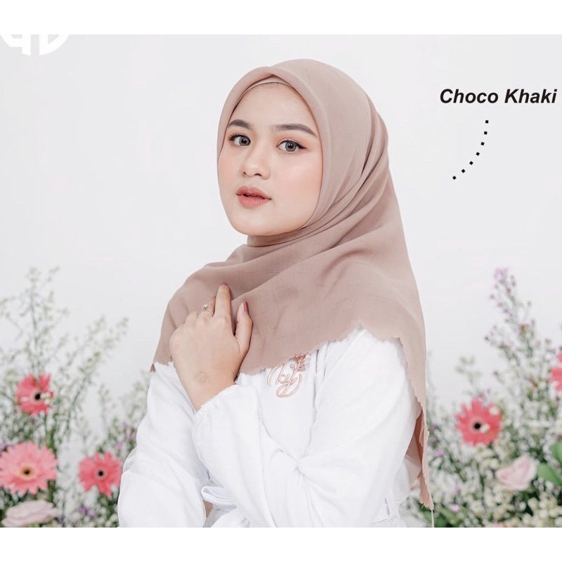 Koyu Hijab Hijab Segiempat Potton Cendana Best Seller