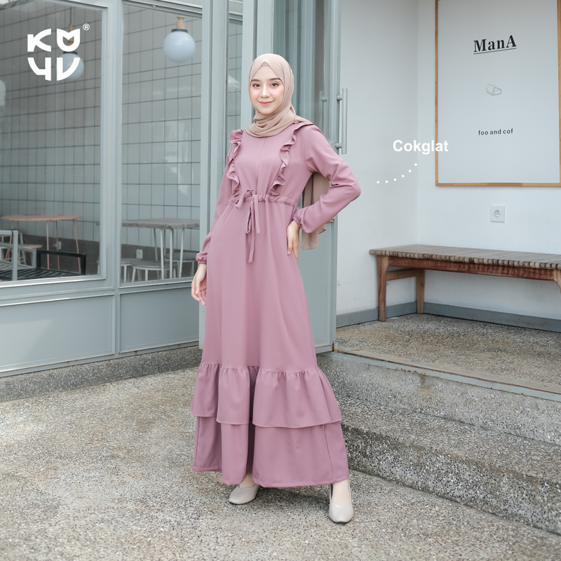 Koyu Hijab Cela Dress