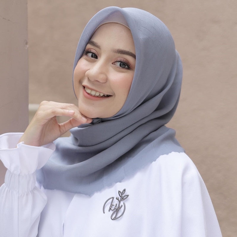 Koyu Hijab Segiempat Potton Cendana