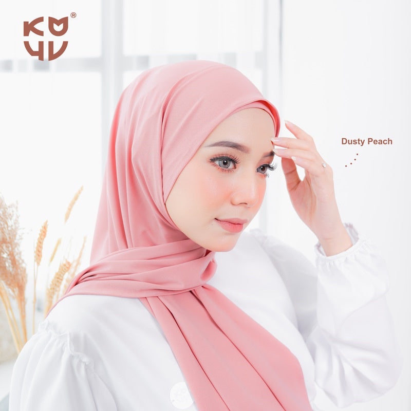 Koyu Hijab Pasmina Instant Iner Set Praktis