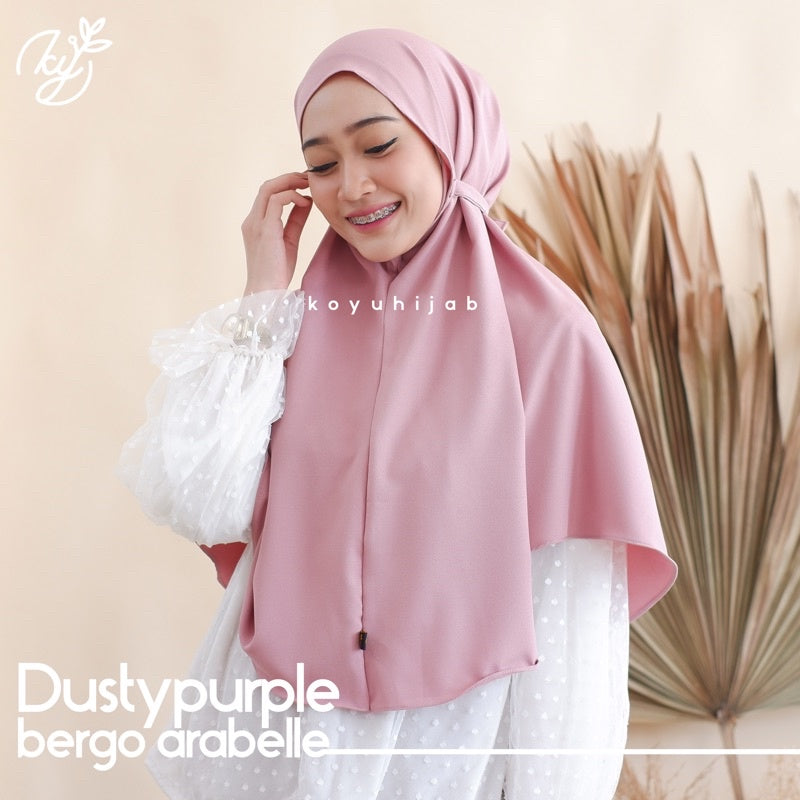 Koyu Hijab Bergo Instan Arabelle Premium Super Best Seller