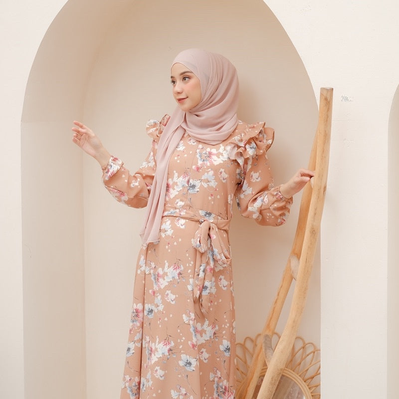 Koyu Hijab Gamis Kode Monalisa Dress