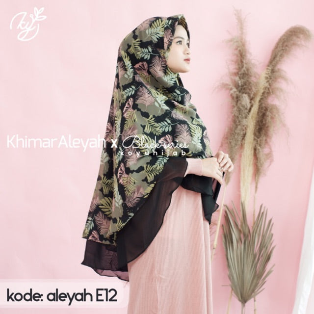 Koyu Hijab Khimar Aleyah E12 (pilih warna)