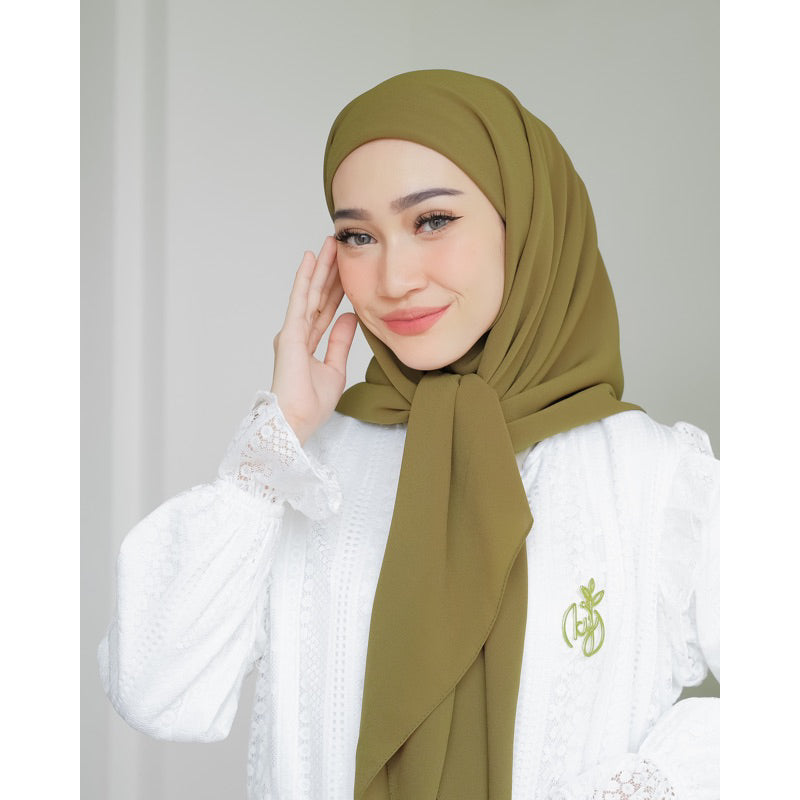 Koyu Hijab Segitiga Iner Meira Cepol Praktis