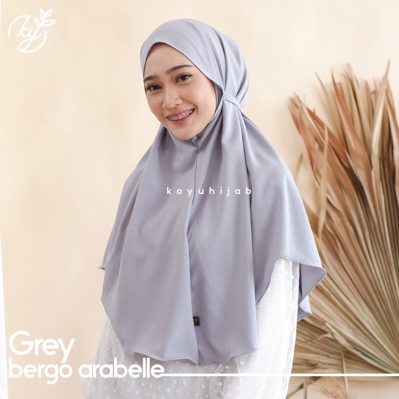 Koyu Hijab Bergo Instan Arabelle Premium Super Best Seller