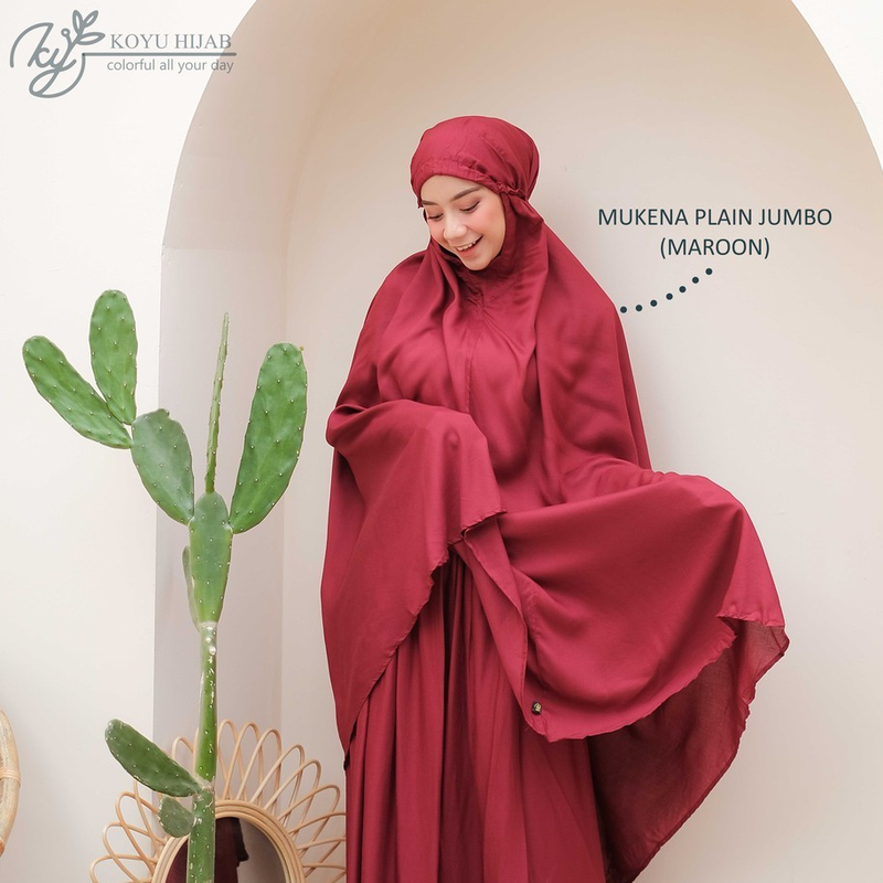 Koyu Hijab Mukena Plain Jumbo Premium Hot Sale