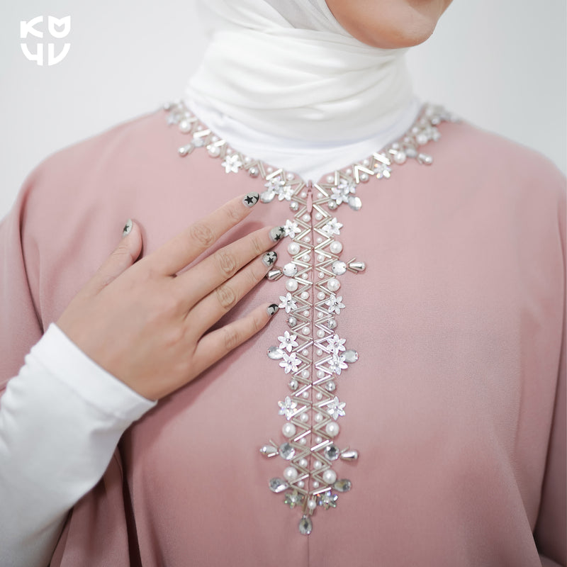 Koyu Hijab Kaftan Wollycrap Ramadhan Luxury