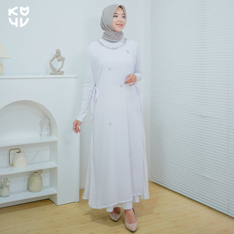 Koyu Hijab Ellesa Luxury Premium Long Outer