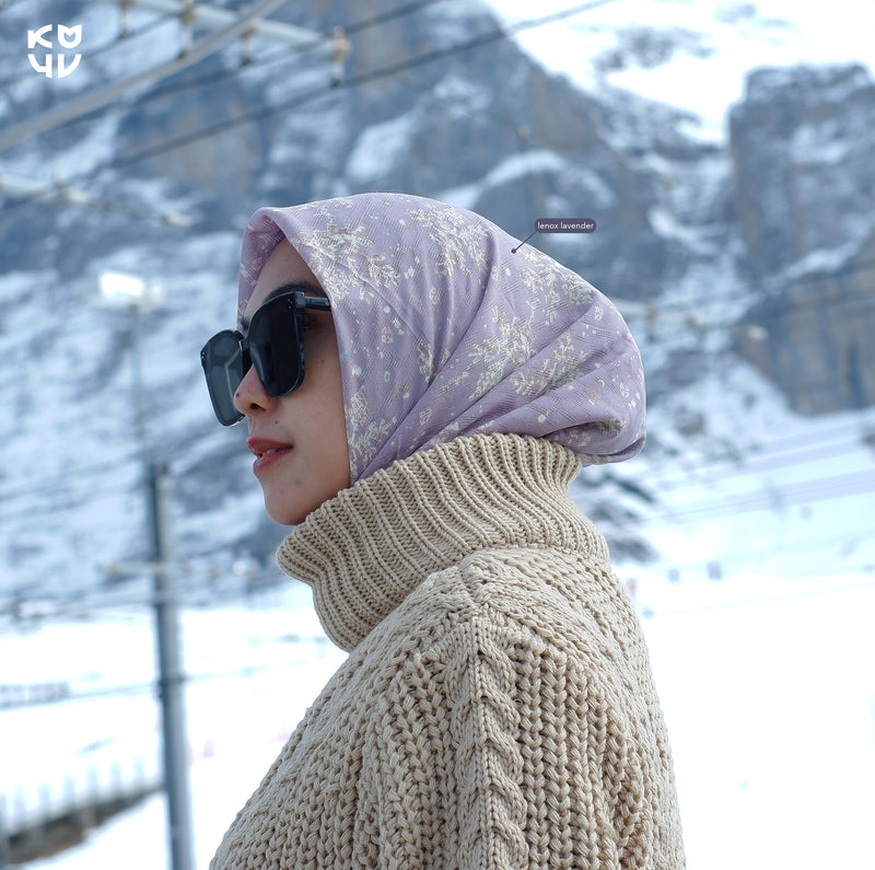 Koyu Hijab Crystal Lace Winter Edition Koyu