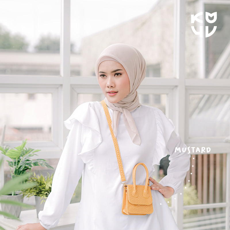 Koyu Hijab Mini Sling Bag Croco Hits Best Seller